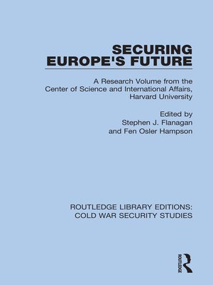 cover image of Securing Europe's Future